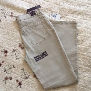 Beige Gloria Vanderbilt Mid-rise Jeans